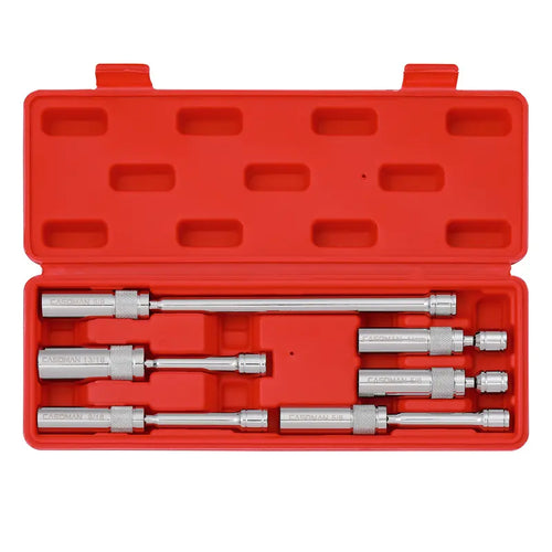 6PCS Magnetic SwivelSpark Plug Socket Set -Thin Wall 3/8" Drive, 12-Point CR-V Steel