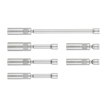 6PCS Magnetic SwivelSpark Plug Socket Set -Thin Wall 3/8" Drive, 12-Point CR-V Steel
